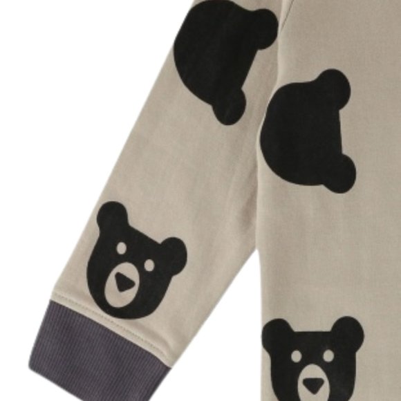 GOTS Certified Organic Baby Top Bear Faces - Picture 3 of 4